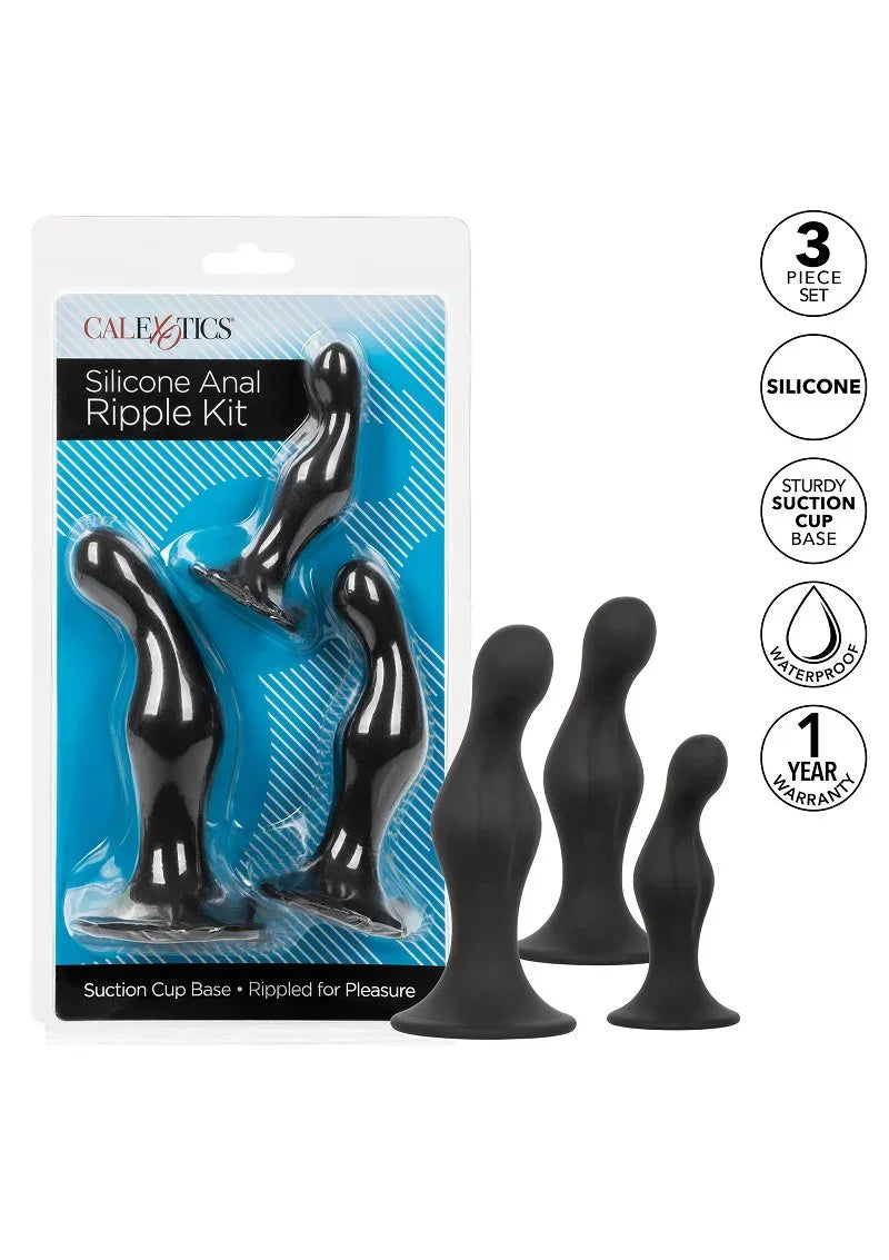 CalExoticsSiliconeAnalRippleKit4 @ Happytoys Sexshop: online sex shop for Feeling Happy & Easy 😊 the erotic store owned by a woman