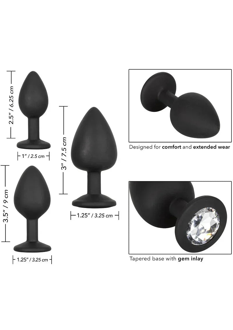 CalExoticsSiliconeGemAnalKit11 @ Happytoys Sexshop: online sex shop for Feeling Happy & Easy 😊 the erotic store owned by a woman