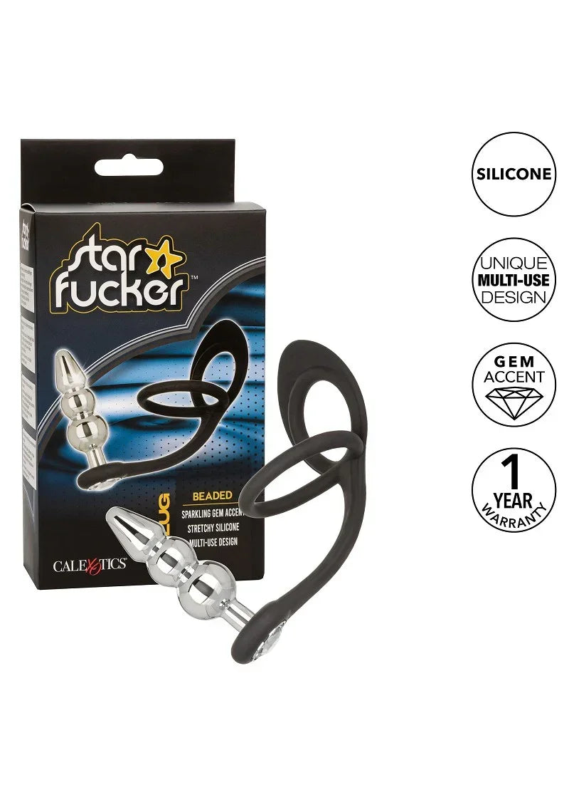 CalExoticsStarFuckerBeadedPlug6 @ Happytoys Sexshop: online sex shop for Feeling Happy & Easy 😊 the erotic store owned by a woman