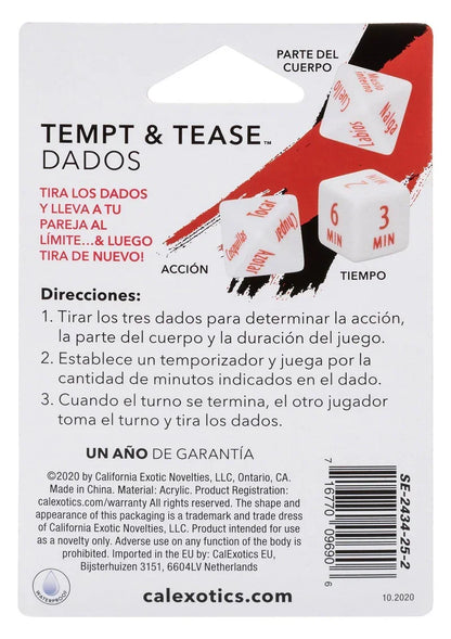 CalExoticsTempt_TeaseDadosdice3 @ Happytoys Sexshop: online sex shop for Feeling Happy & Easy 😊 the erotic store owned by a woman
