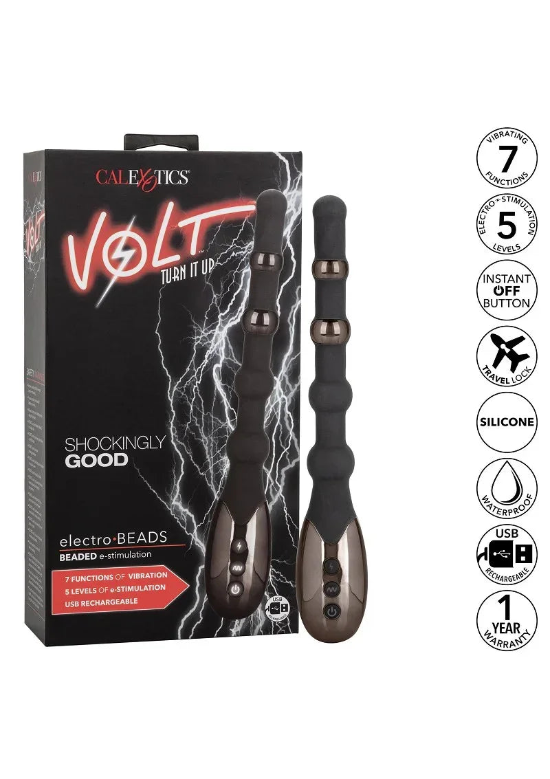 CalExoticsVoltElectroBeads10 @ Happytoys Sexshop: online sex shop for Feeling Happy & Easy 😊 the erotic store owned by a woman