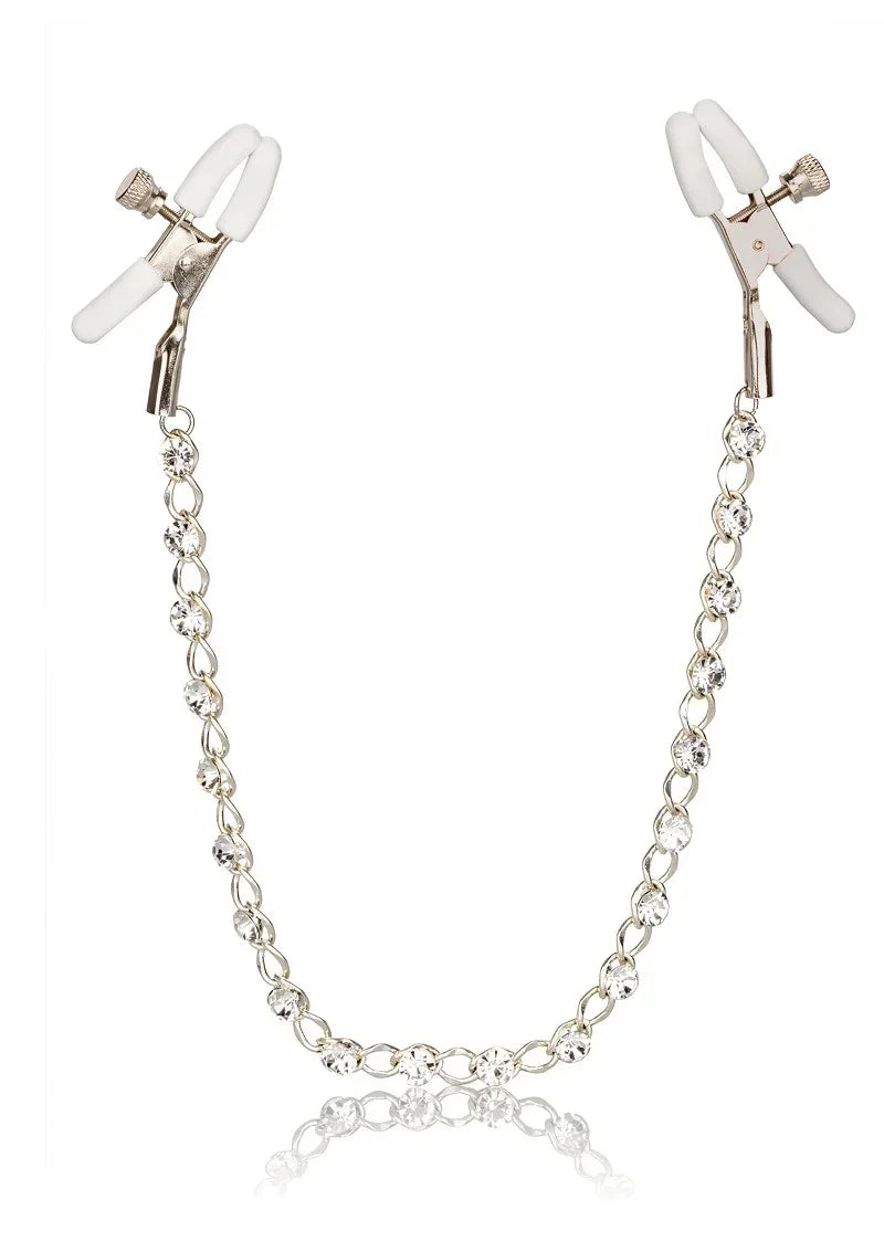 CalExotics_Nipple_Play_Crystal_Chain_tepel_klemmen_1 @ Happytoys Sexshop: online sex shop for Feeling Happy & Easy 😊 the erotic store owned by a woman