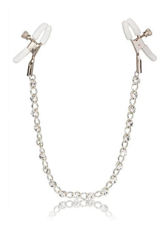 CalExotics_Nipple_Play_Crystal_Chain_tepel_klemmen_1 @ Happytoys Sexshop: online sex shop for Feeling Happy & Easy 😊 the erotic store owned by a woman