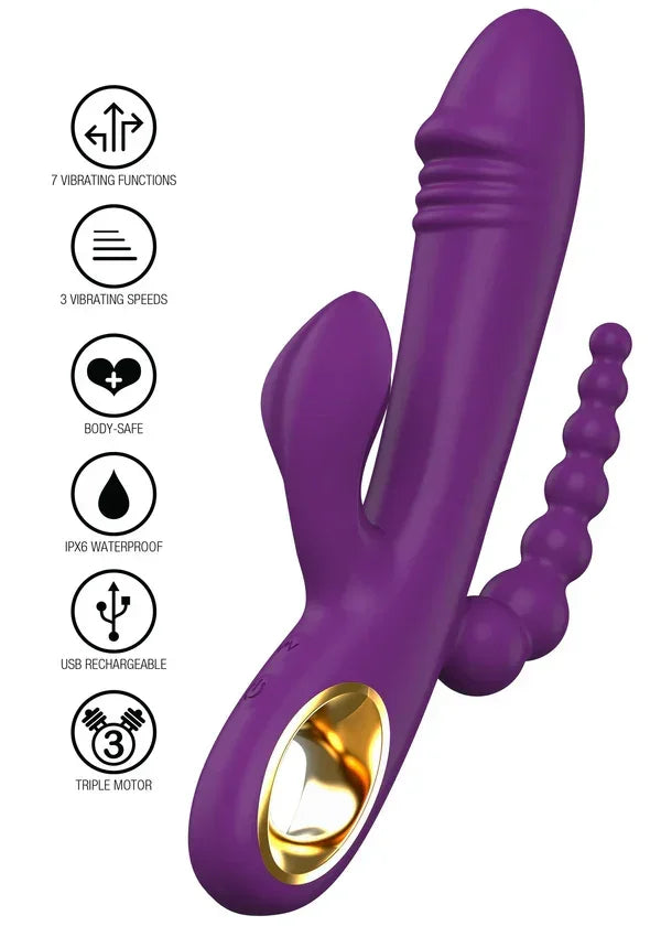 CaleonaTripleTemptationbyToyJoyDesignerEdition4 @ Happytoys Sexshop: online sex shop for Feeling Happy & Easy 😊 the erotic store owned by a woman
