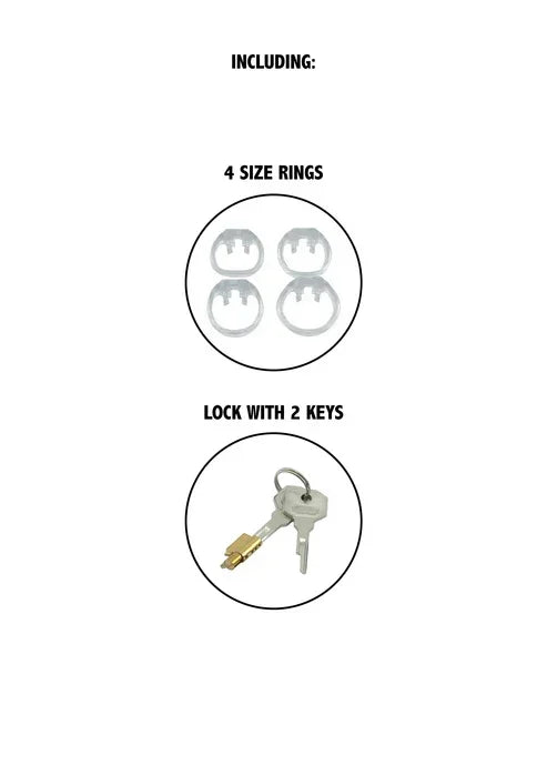ClearControlCockCageRegularbyHiddenDesire5 @ Happytoys Sexshop: online sex shop for Feeling Happy & Easy 😊 the erotic store owned by a woman