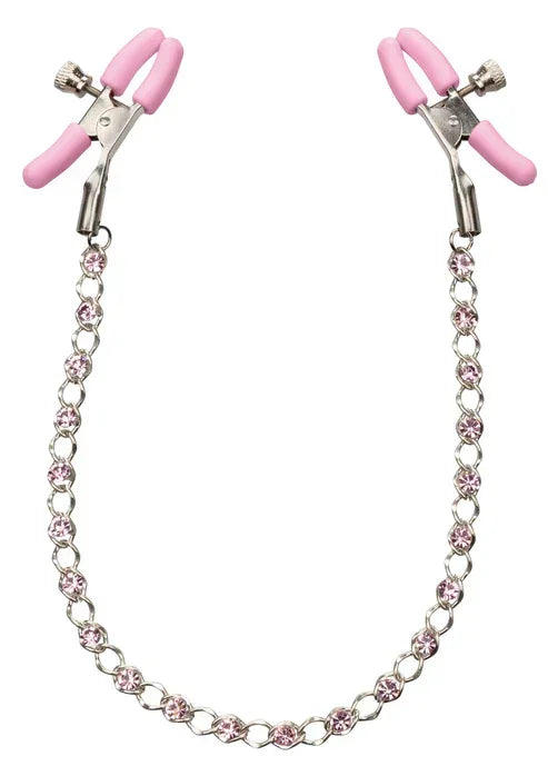 CrystalChainNippleClampsbyCalExotics1 @ Happytoys Sexshop: online sex shop for Feeling Happy & Easy 😊 the erotic store owned by a woman