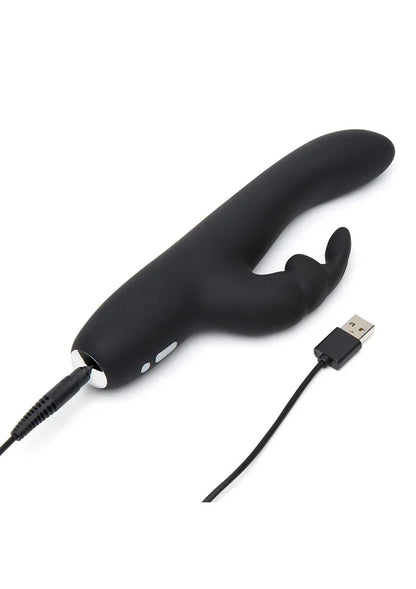 FiftyShadesofGreyGreedyGirlRechargeableSlimlineRabbitVibrator5 @ Happytoys Sexshop: online sex shop for Feeling Happy & Easy 😊 the erotic store owned by a woman