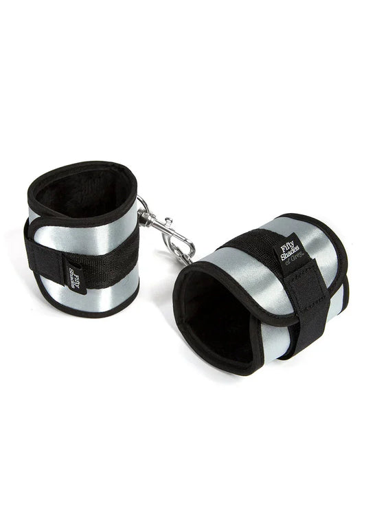 FiftyShadesofGreyTotallyHisSoftHandcuffs1 @ Happytoys Sexshop: online sex shop for Feeling Happy & Easy 😊 the erotic store owned by a woman