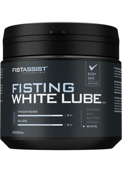 Bestel: Fisting White Lube 500 ml by Cobeco Fist Assist - bij Happytoys: de erotische sex webshop | liever Happy dan Easy ⭐⭐⭐⭐⭐