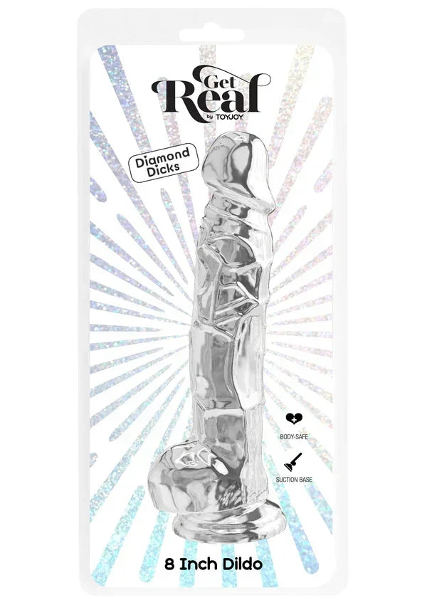 GetRealClearDildowithBalls8_byToyJoy2 @ Happytoys Sexshop: online sex shop for Feeling Happy & Easy 😊 the erotic store owned by a woman