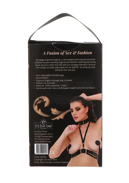 HalterHarnessPlusO-RingCollarbyKinkyDiva5 @ Happytoys Sexshop: online sex shop for Feeling Happy & Easy 😊 the erotic store owned by a woman