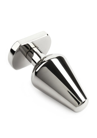 Heavy Steel Butt Plug Medium by Mr. Steel