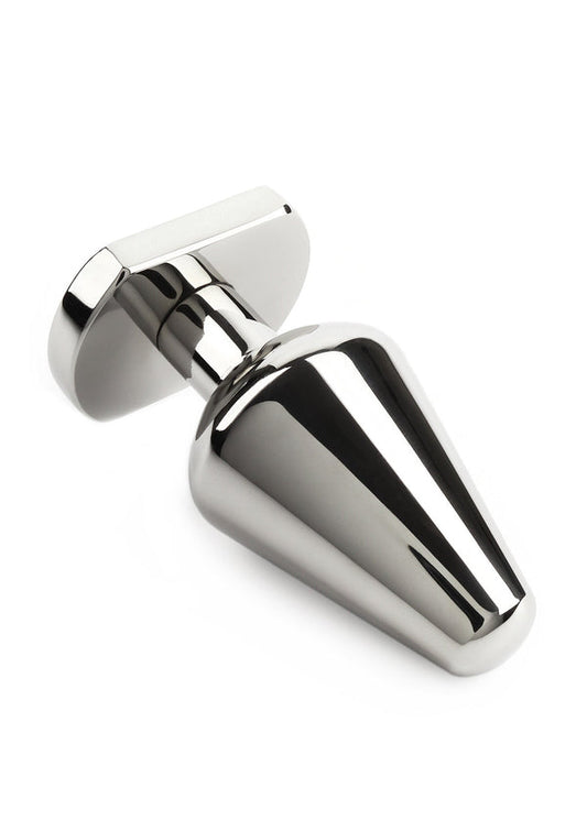 Heavy Steel Butt Plug Medium by Mr. Steel