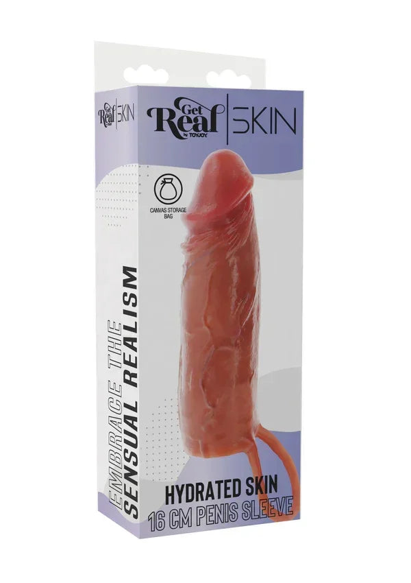 HydratedSkinPenisSleeveSilicone16cm2 @ Happytoys Sexshop: online sex shop for Feeling Happy & Easy 😊 the erotic store owned by a woman