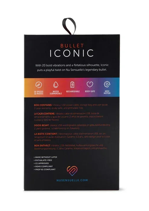 IconicBulletbyNuSensuelle5 @ Happytoys Sexshop: online sex shop for Feeling Happy & Easy 😊 the erotic store owned by a woman