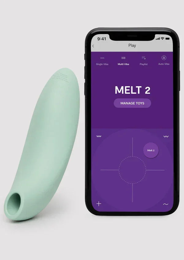 Melt2AirpressureVibratorGreenbyWeVibe3 @ Happytoys Sexshop: online sex shop for Feeling Happy & Easy 😊 the erotic store owned by a woman