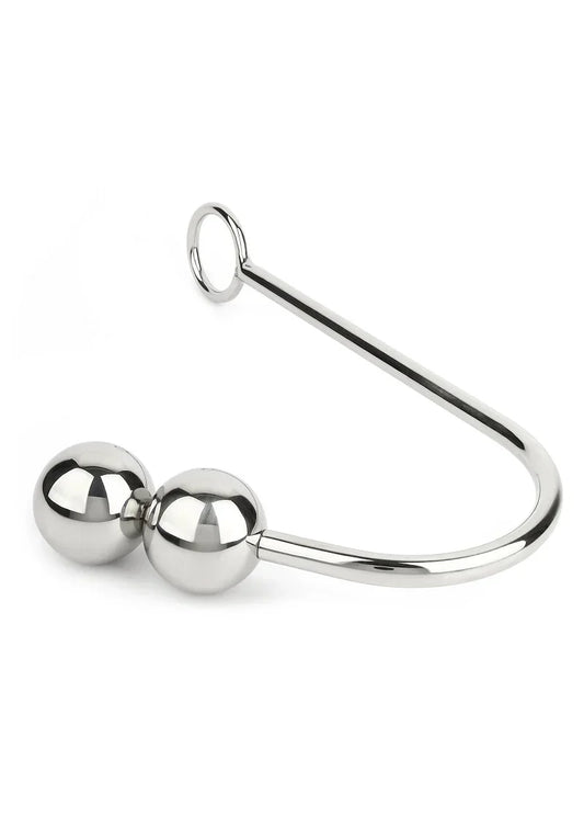 Mr.SteelAnalHookDoubleBalls40_40mm1 @ Happytoys Sexshop: online sex shop for Feeling Happy & Easy 😊 the erotic store owned by a woman
