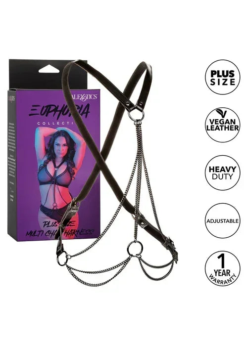 MultiChainHarnessPlus4 @ Happytoys Sexshop: online sex shop for Feeling Happy & Easy 😊 the erotic store owned by a woman
