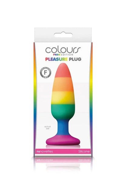 NS-Novelties-Colours-Pride-Edition-Pleasure-Plug-Medium-Butplug-Happytoys-Sexshop-liever-Happy-dan-Easy-8014 @ Happytoys Sexshop: online sex shop for Feeling Happy & Easy 😊 the erotic store owned by a woman