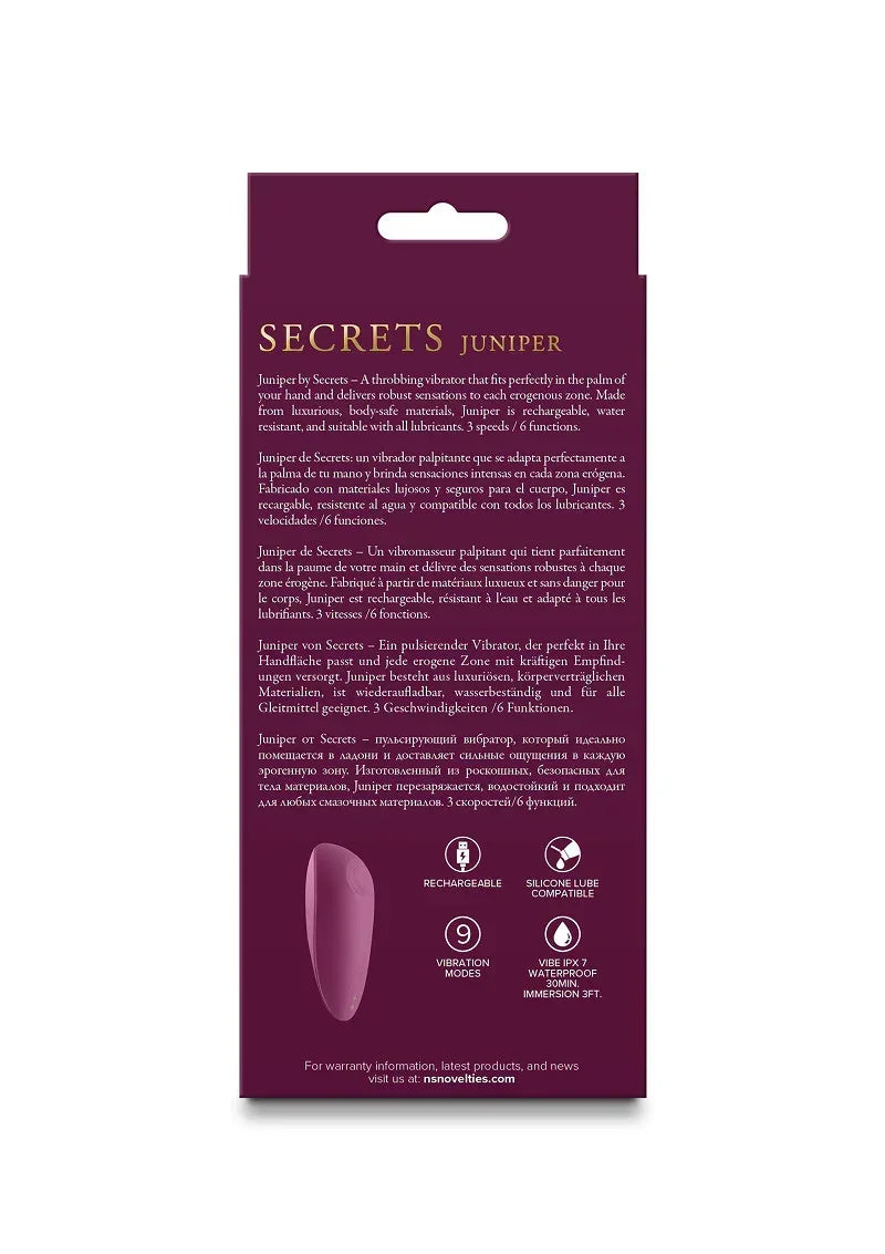 NSNoveltiesSecretsJuniper3 @ Happytoys Sexshop: online sex shop for Feeling Happy & Easy 😊 the erotic store owned by a woman
