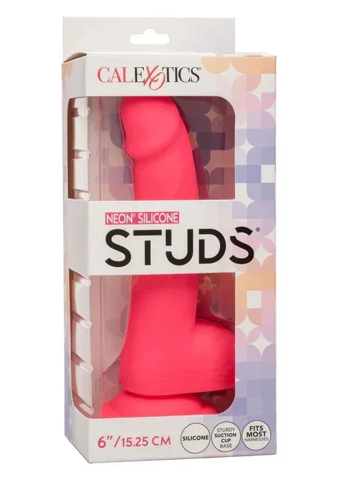 NeonSiliconeStuds6inchbyCalExotics2 @ Happytoys Sexshop: online sex shop for Feeling Happy & Easy 😊 the erotic store owned by a woman