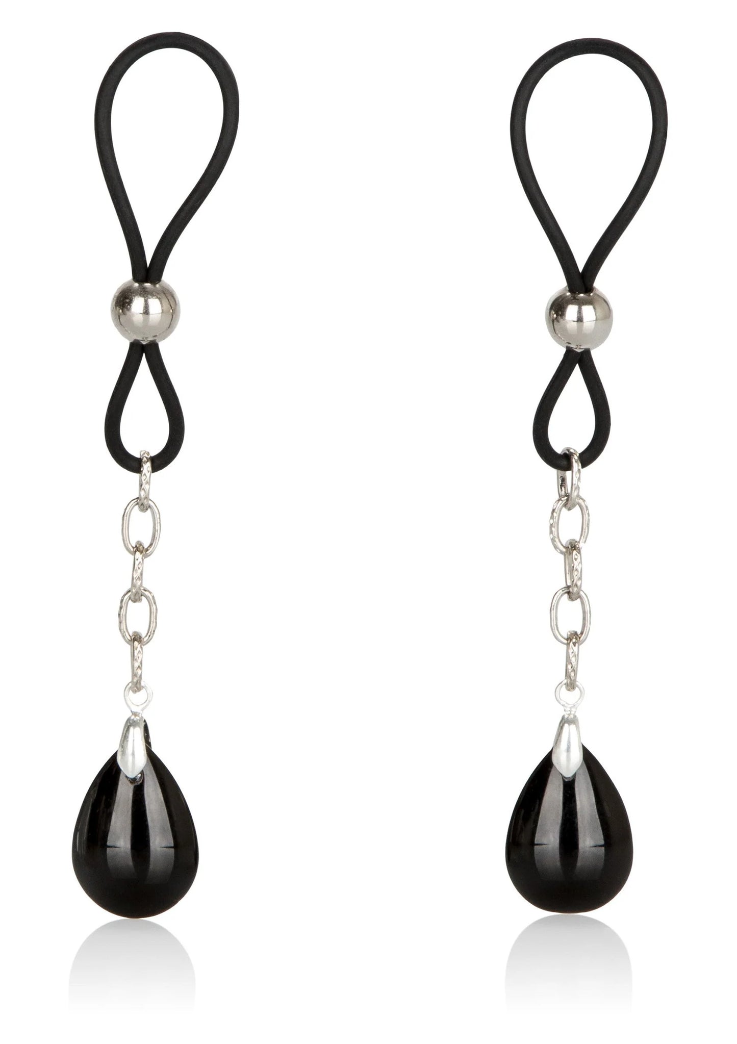 Beste vandaag nog: Nonpierce Nipple Jewelry by CalExotics Nipple Play - bij Happytoys Sexshop: online sex shop for Feeling Happy & Easy 😊 - Default Title - 12950 - BLACK
