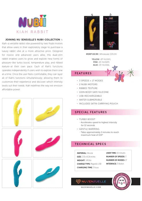 NubiiKiahRabbit17 @ Happytoys Sexshop: online sex shop for Feeling Happy & Easy 😊 the erotic store owned by a woman