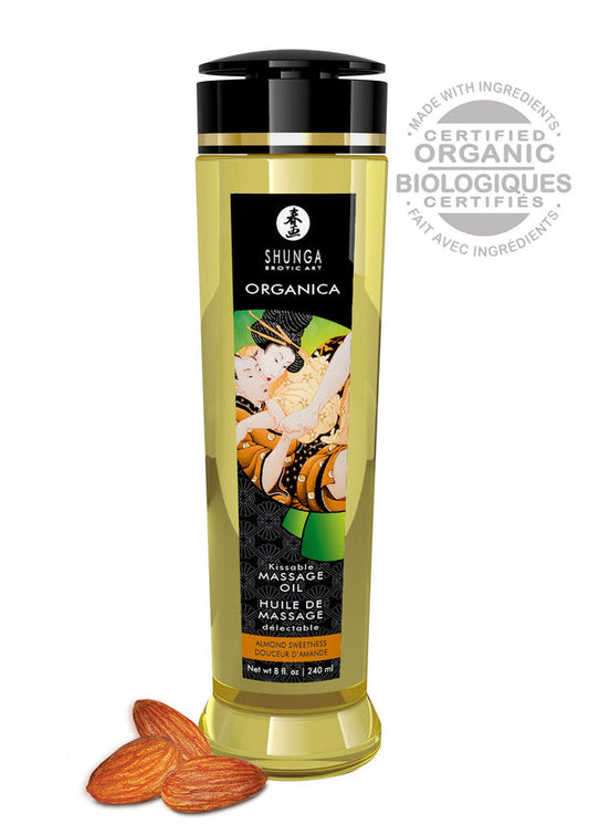 Organica_Kissable_Oil_by_Shunga | bestel discreet online bij Happytoys, de erotische webshop geleid door een vrouw.