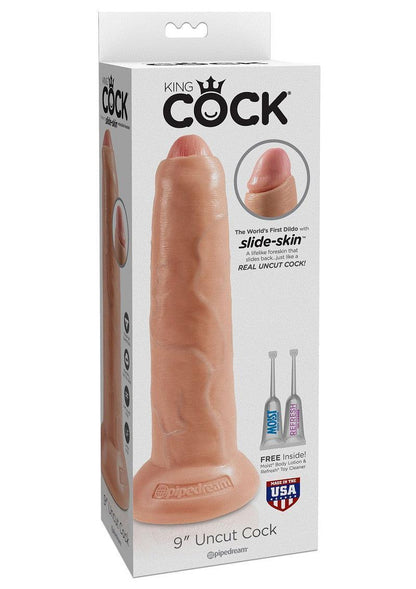 Pipedream-King-Cock-9-Uncut-met-zuignap-Happytoys-Sexshop-liever-Happy-dan-Easy-9145 @ Happytoys Sexshop: online sex shop for Feeling Happy & Easy 😊 the erotic store owned by a woman
