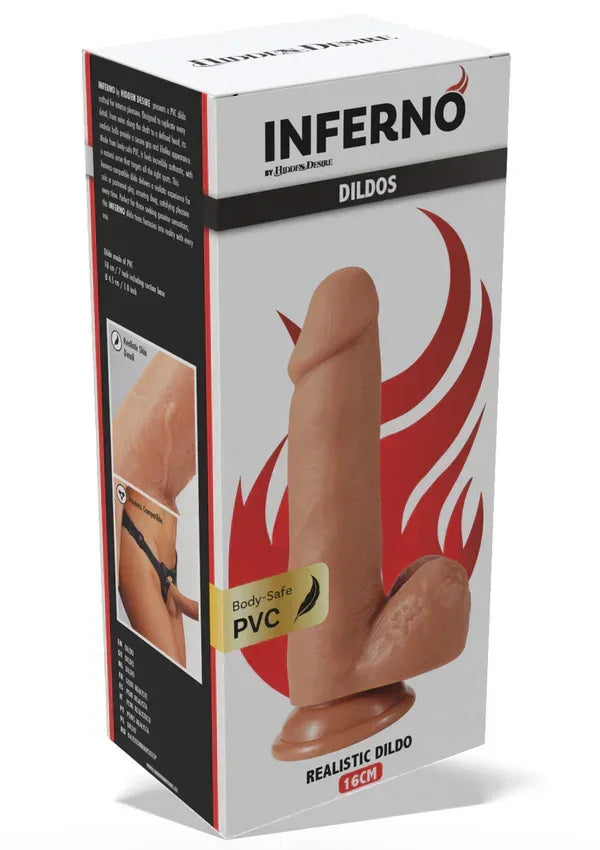 RealisticDildoPVC16cmbyHiddenDesire2 @ Happytoys Sexshop: online sex shop for Feeling Happy & Easy 😊 the erotic store owned by a woman
