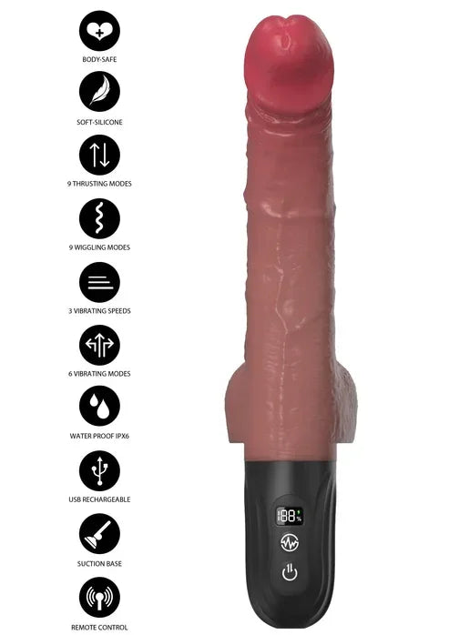 RealisticThrustingandWigglingVibratorbyHiddenDesire9 @ Happytoys Sexshop: online sex shop for Feeling Happy & Easy 😊 the erotic store owned by a woman