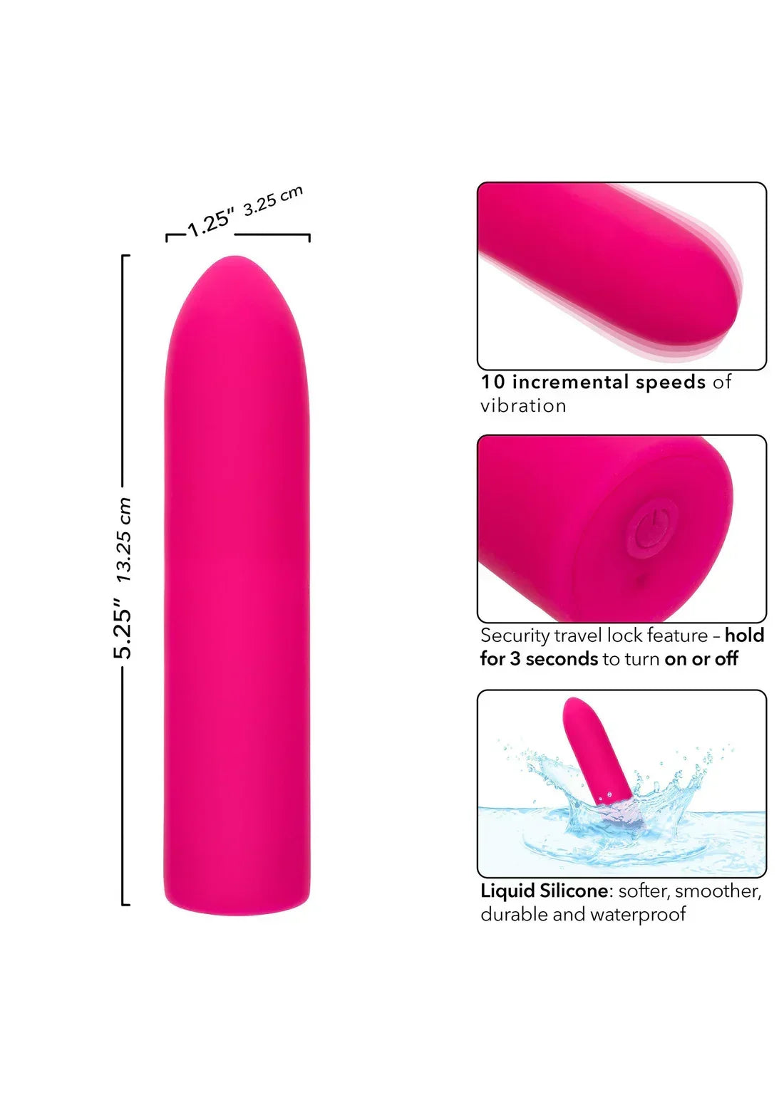 RechargeableChicMinibyCalExotics3 @ Happytoys Sexshop: online sex shop for Feeling Happy & Easy 😊 the erotic store owned by a woman