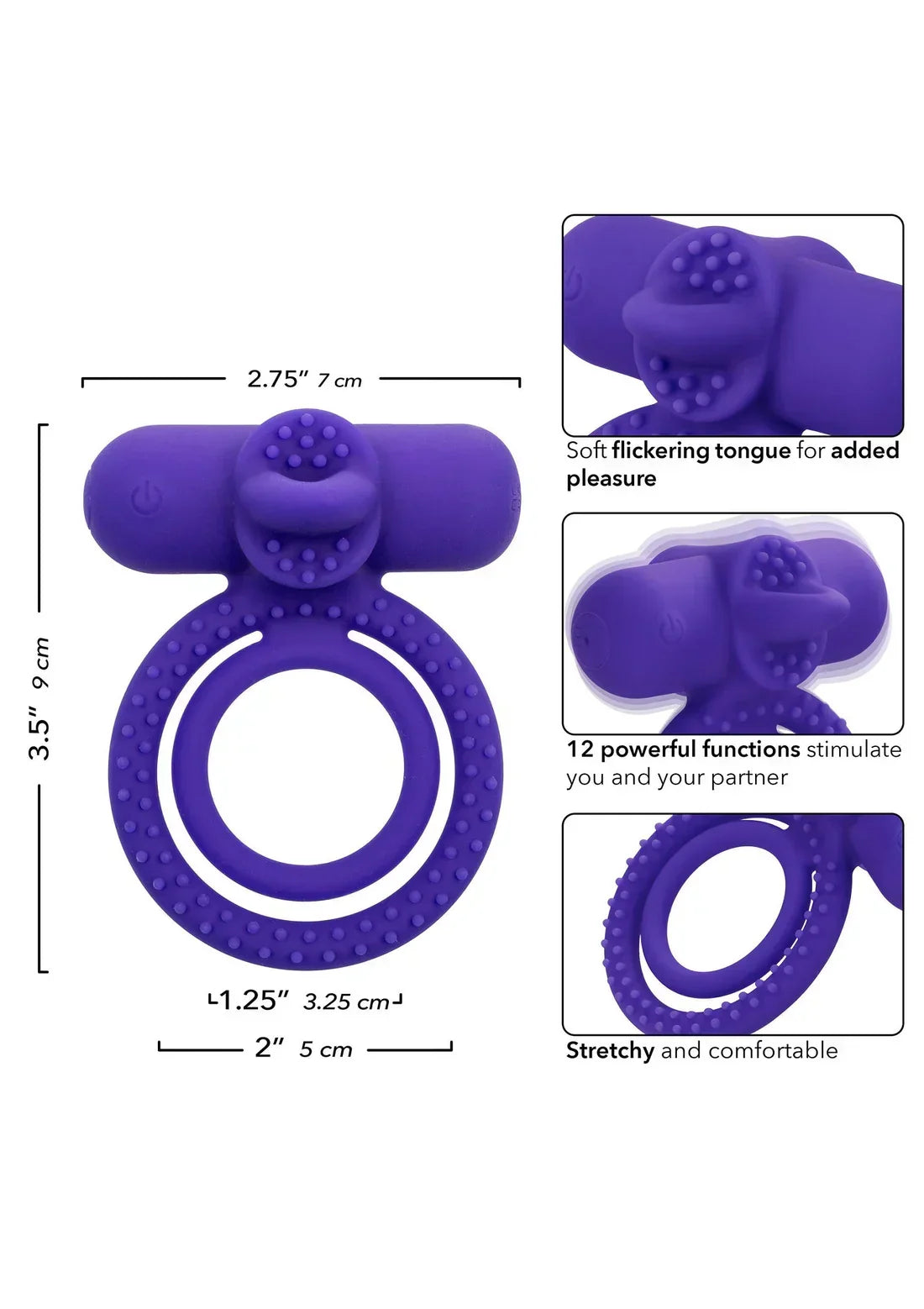 RechargeableDualClimaxerbyCalExotics4 @ Happytoys Sexshop: online sex shop for Feeling Happy & Easy 😊 the erotic store owned by a woman
