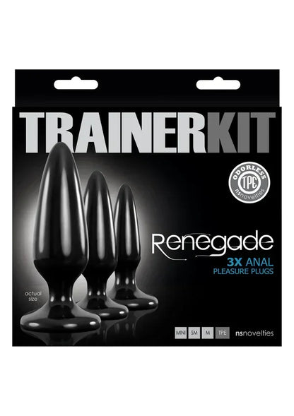 RenegadePleasurePlug3pcTrainerKitbyNSNovelties2 @ Happytoys Sexshop: online sex shop for Feeling Happy & Easy 😊 the erotic store owned by a woman