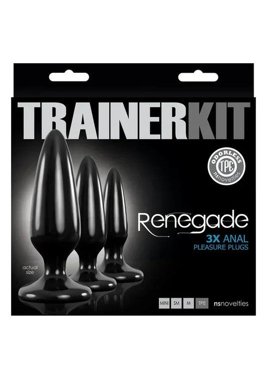 RenegadePleasurePlug3pcTrainerKitbyNSNovelties2 @ Happytoys Sexshop: online sex shop for Feeling Happy & Easy 😊 the erotic store owned by a woman