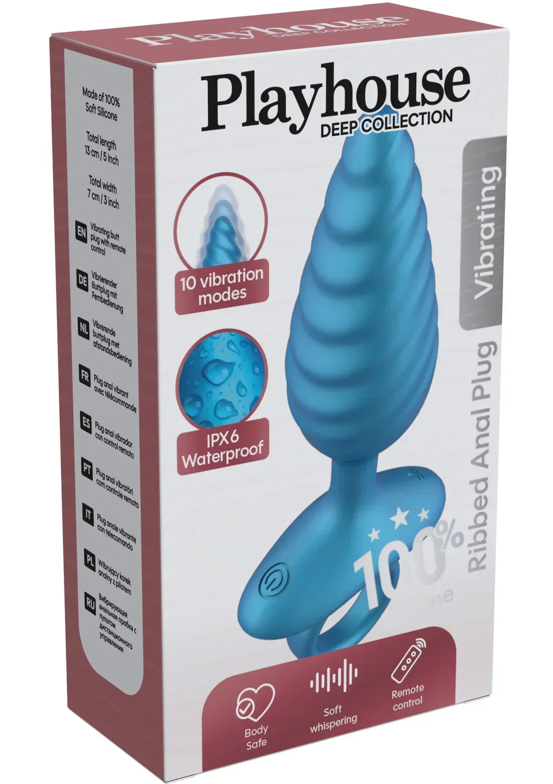 RibbedAnalPlugVibrating_RemotebyPlayhouse2_7d28406f-ba69-4792-92eb-07e679ddf3b2 @ Happytoys Sexshop: online sex shop for Feeling Happy & Easy 😊 the erotic store owned by a woman