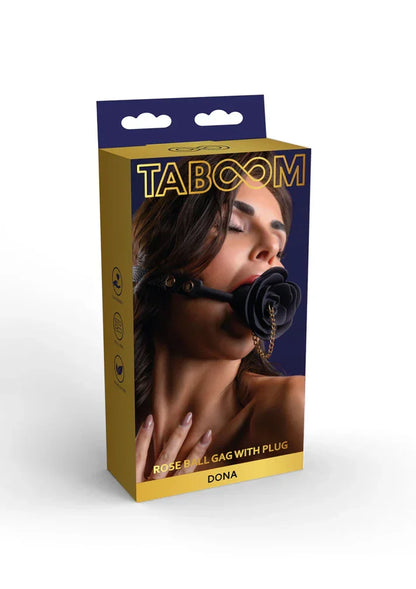 Rose_Ball_Gag_with_Plug_by_Taboom_1 @ Happytoys Sexshop: online sex shop for Feeling Happy & Easy 😊 the erotic store owned by a woman