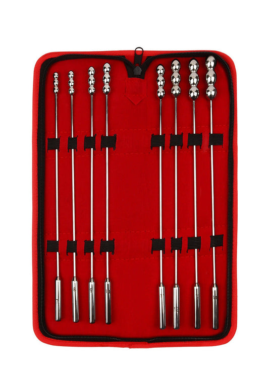 Rosebud Urethral Dillators Sounds 8 pcs by Mr. Steel