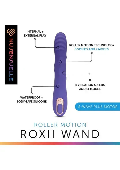 RoxiiRollerMotionWandbyNuSensuelle5 @ Happytoys Sexshop: online sex shop for Feeling Happy & Easy 😊 the erotic store owned by a woman