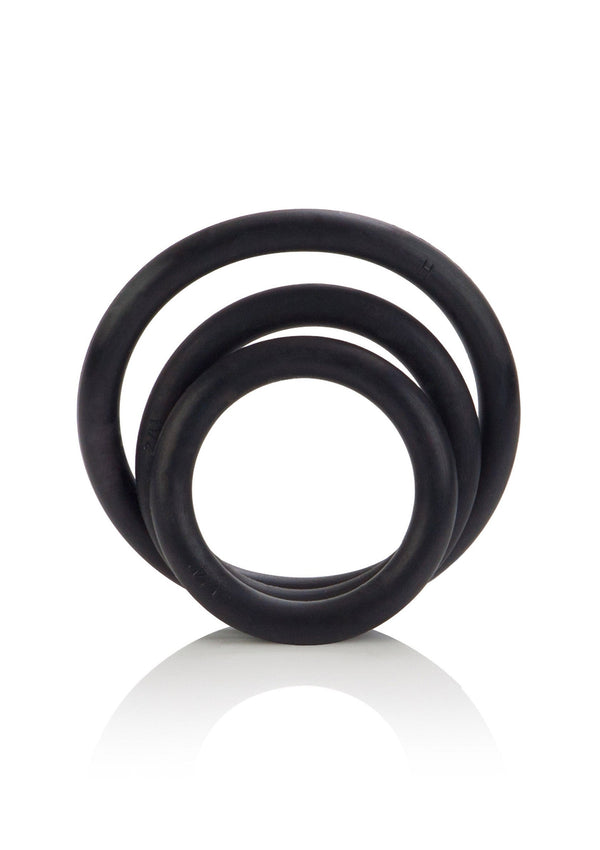Rubber Ring 3 Piece Set by CalExotics Rings