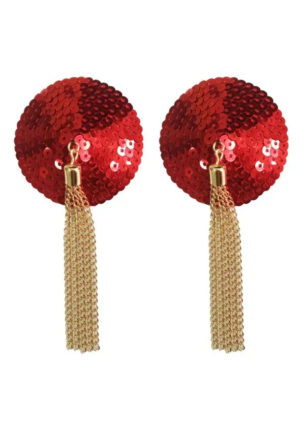 Sequin_Nipple_Covers_w_Chain_by_Kinky_Diva_7 @ Happytoys Sexshop: online sex shop for Feeling Happy & Easy 😊 the erotic store owned by a woman