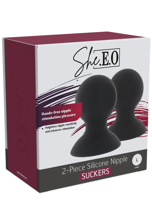 SiliconeNippleSuckersLbyShe.E.O.2 @ Happytoys Sexshop: online sex shop for Feeling Happy & Easy 😊 the erotic store owned by a woman