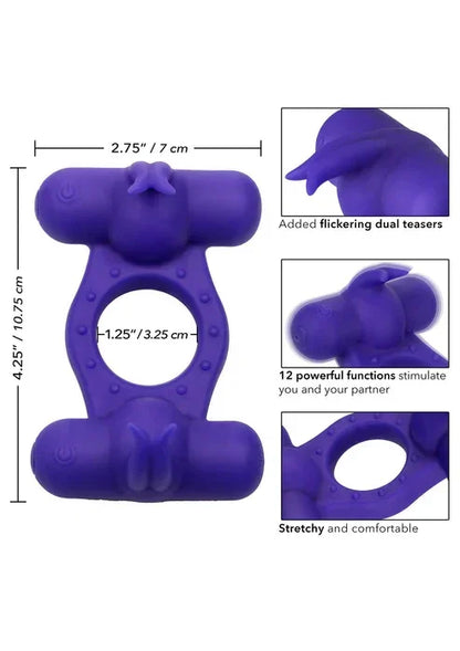 SiliconeRechargeableTripleOrgasmEnhancerbyCalExotics3 @ Happytoys Sexshop: online sex shop for Feeling Happy & Easy 😊 the erotic store owned by a woman