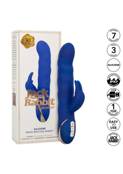 SiliconeWaveMotionRabbitbyCalExotics4 @ Happytoys Sexshop: online sex shop for Feeling Happy & Easy 😊 the erotic store owned by a woman