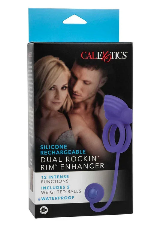 Silicone_Rechargeable_Dual_Rockin_Rim_Enhancer_by_CalExotics_2 @ Happytoys Sexshop: online sex shop for Feeling Happy & Easy 😊 the erotic store owned by a woman