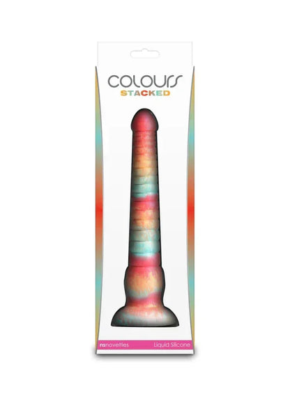 Stacked9inchDildoRedbyNSNovelties5 @ Happytoys Sexshop: online sex shop for Feeling Happy & Easy 😊 the erotic store owned by a woman