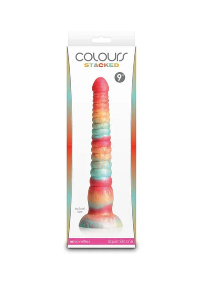 Stacked9inchDildobyNSNovelties5 @ Happytoys Sexshop: online sex shop for Feeling Happy & Easy 😊 the erotic store owned by a woman