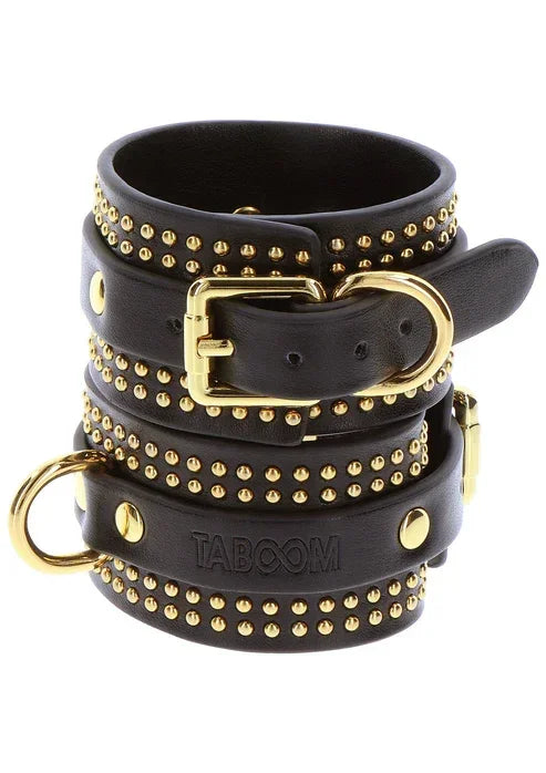 StuddedAnkleCuffsSetbyTaboom9 @ Happytoys Sexshop: online sex shop for Feeling Happy & Easy 😊 the erotic store owned by a woman