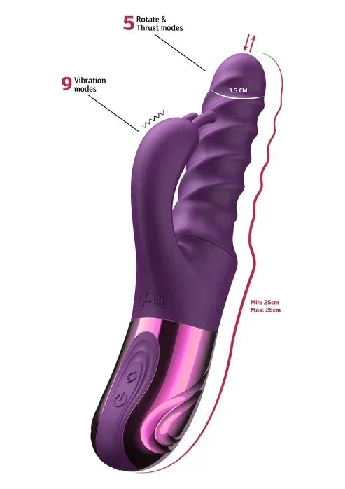 SwirlRabbitVibratorbyShe.E.O.3 @ Happytoys Sexshop: online sex shop for Feeling Happy & Easy 😊 the erotic store owned by a woman