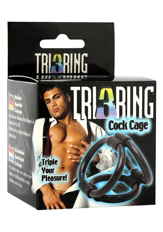 TriRingCockCagebySevenCreations2 @ Happytoys Sexshop: online sex shop for Feeling Happy & Easy 😊 the erotic store owned by a woman
